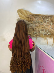 Brown Ghana weaving
