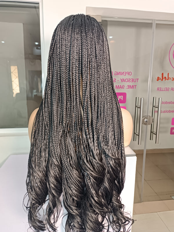 Green Box Braids – Hair By Adedola