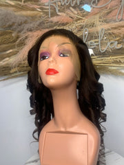 Natural Black Wig Made from Raw Hair