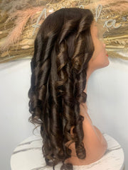 Natural Black Wig Made from Raw Hair