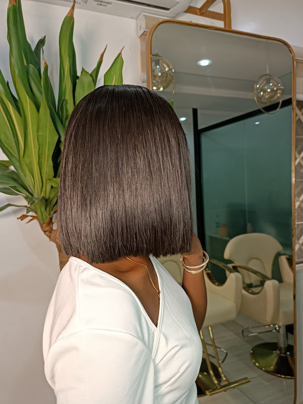Blunt Cut Bob Wig from Single Donor