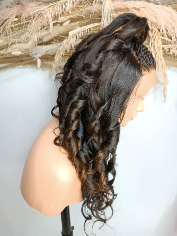 Natural Brown Waves