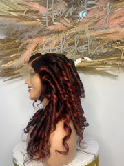 Wine Highlight Raw Wig Hair